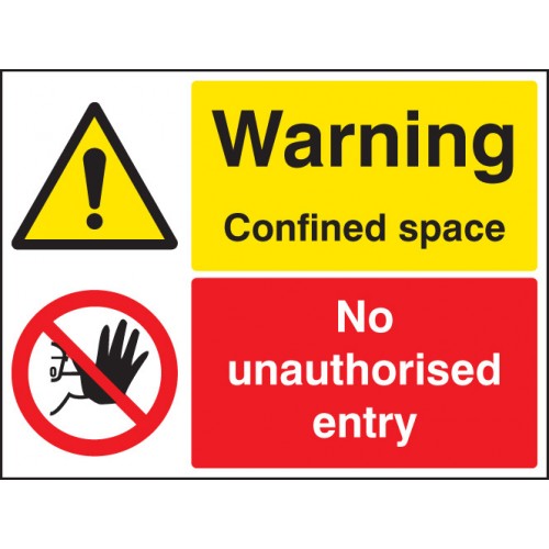 Confined Space Signs