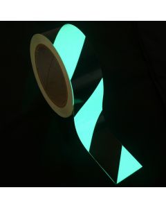 80mm wide Black & Glow Tape