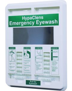 4F9657 HypaClens Eyewash Dispenser complete with 25 x 20 ml Pods