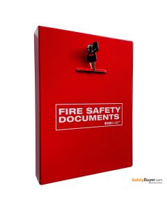 Metal Fire Safety Document Holders - Lockable