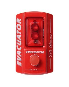 Evacuator Sitemaster Push Button Site Alarms with Strobe Light