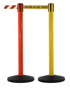 SafetyMaster High Visibility Retractable Webbing Barriers