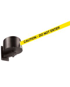 Heavy Duty Retractable Barrier | Yellow "Caution - Do Not Enter" Belt | 16m Length | Universal Clip