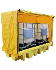 Romold | BB2C | Double IBC Covered Spill Pallets