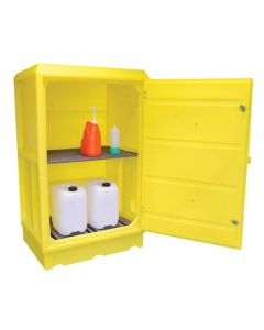 Romold | PSC5 | 1.5m High Polyethylene Storage Cabinets with 100 Litre Sump