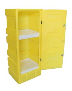 Romold | PSC2 | 1.7m High Polyethylene Storage Cabinets with 70 Litre Sump