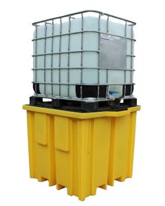 Romold | BB1FW | Single IBC Spill Pallet with 4-Way Forklift Access