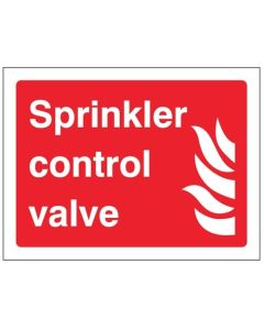 Sprinkler Control Valve Sign | 200mm x 150mm | Rigid Plastic