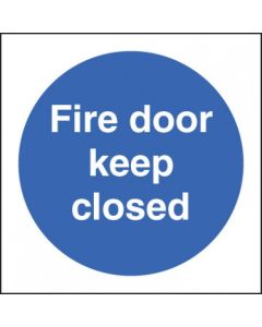 Fire Door Keep Closed Sign