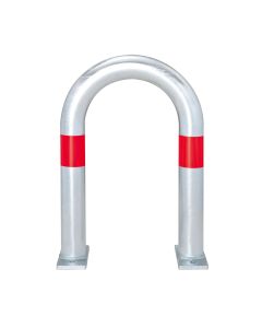 Moravia | 168.25.611 | EV Charging Point Protection Guard | 500mm(h) x 360mm(w) | Surface Fixed | Red Bands