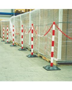 Red & White Chain Barrier Kit