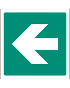 Arrow Safe Condition / Way Finding Sign | 150mm x 150mm | Rigid Plastic