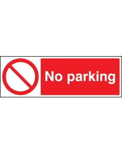 No Parking Sign | 600mm x 200mm | Polycarbonate