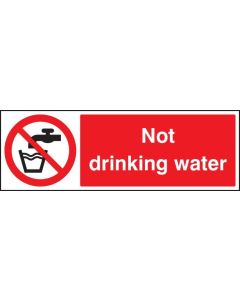 Not Drinking Water Safety Signs