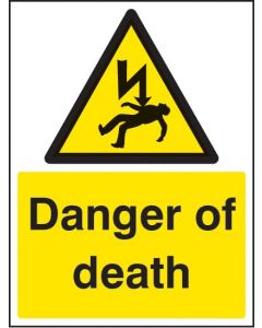 Danger of Death Safety Signs