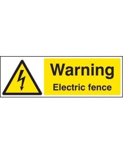 Warning Electric Fence Sign