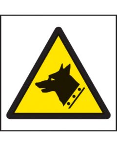 Guard Dog Symbol Sign | 200mm x 200mm | Rigid Plastic