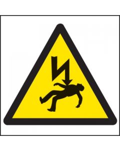 Danger of Death Symbol Sign | 200mm x 200mm | Rigid Plastic