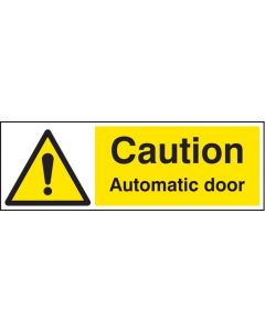 Caution Automatic Door Signs