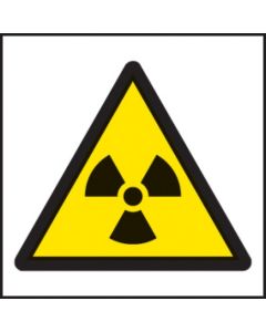 Radiation Symbol Signs | 200mm x 200mm | Rigid Plastic