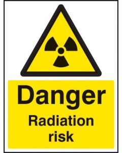 Danger Radiation Risk Safety Sign