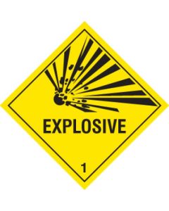 Explosive Symbol Warning Signs