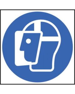 Face Shield Symbol Safety Signs