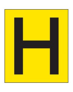 Hydrant Marker Signs | 178mm x 203mm | Rigid Plastic