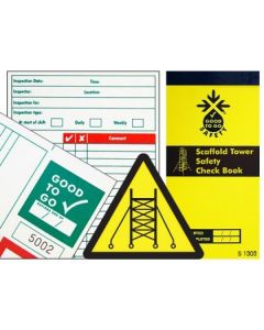 Good To Go Scaffold Tower Safety Check Book (25 Inspections)