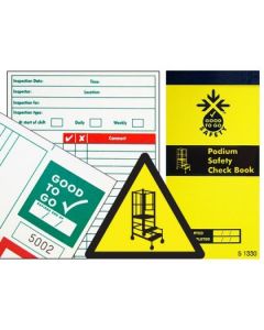 Good To Go Podium Steps Safety Book (25 Inspections)