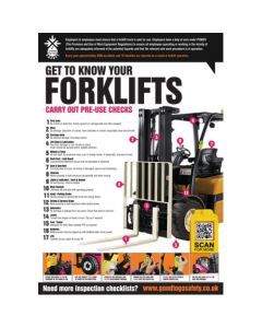 Good To Go Forklift Inspection Poster | 420mm x 594mm | Synthetic Paper