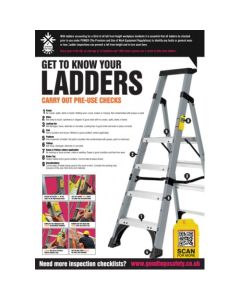 Good To Go Ladder Inspection Poster | 420mm x 594mm | Synthetic Paper