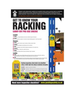 Good To Go Racking Inspection Poster | 420mm x 594mm | Synthetic Paper