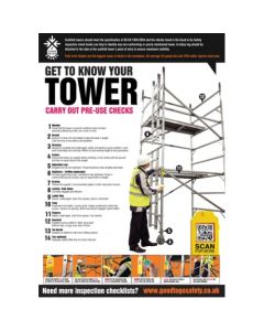 Good To Go Tower Inspection Poster | 420mm x 594mm | Synthetic Paper