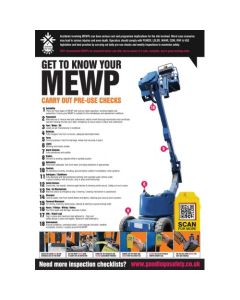 Good To Go MEWP Inspection Poster | 420mm x 594mm | Synthetic Paper