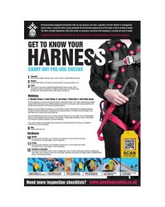 Good To Go Harness Inspection Poster | 420mm x 594mm | Synthetic Paper