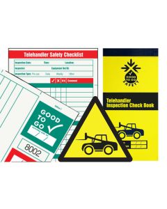 Good To Go Telehandler Safety Check Book (25 Inspections)