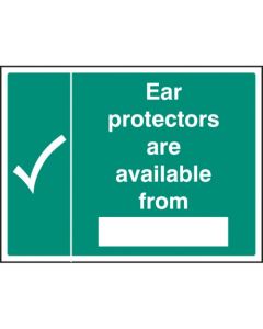 Ear Protectors are Available from Signs | 400mm x 300mm | Rigid Plastic