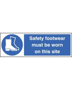 Safety Footwear Must Be Worn on This Site Safety Signs