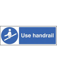 Use Handrail Safety Signs