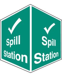 Spill Station - Projecting Signs | 150mm x 200mm | Rigid Plastic