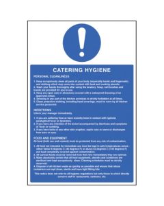 Catering Hygiene Sign | 250mm x 300mm | Rigid Plastic