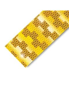 Lorry Marking Contour Tape (Rigid-Sided Vehicle) | 12.5m x 50mm | Yellow Reflective