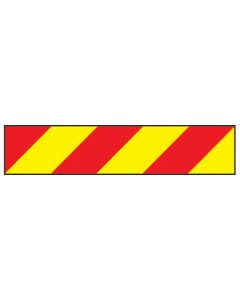 Vehicle Hazard Panel (Right Hand Chevron) | 700mm x 140mm | Reflective Magnetic