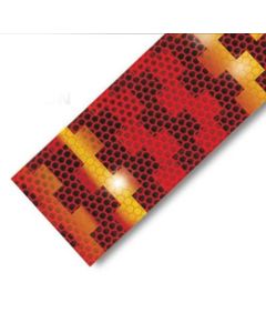 Lorry Marking Contour Tape (Curtain Sided Vehicle) | 50m x 50mm | Red Reflective