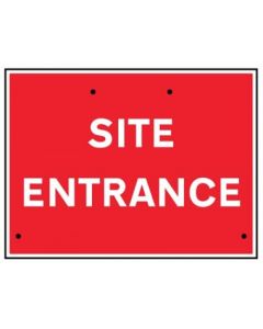 Site Entrance Re-Flex Temporary Traffic Signs (Class RA1) | 600mm x 450mm