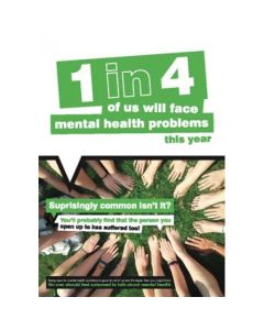 Surprisingly Common Isn't It? Mental Health Poster | 420mm x 594mm | Synthetic Paper