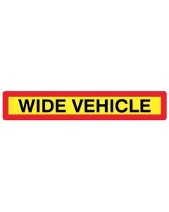 Wide Vehicle Panel | 1265mm x 225mm | Reflective Aluminium