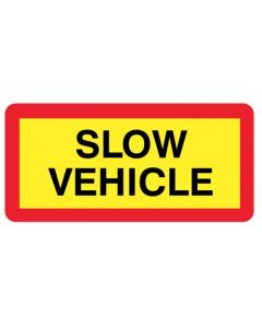 Slow Vehicle Panel | 525mm x 250mm | Reflective Aluminium