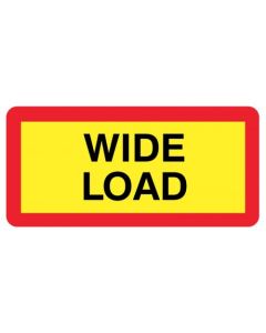 Wide Load Vehicle Panel | 525mm x 250mm | Reflective Aluminium